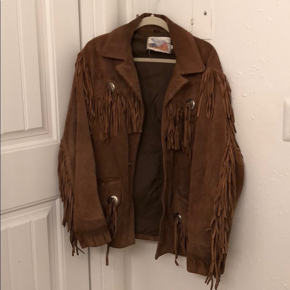 Vintage (Made In USA) Tassel Jacket